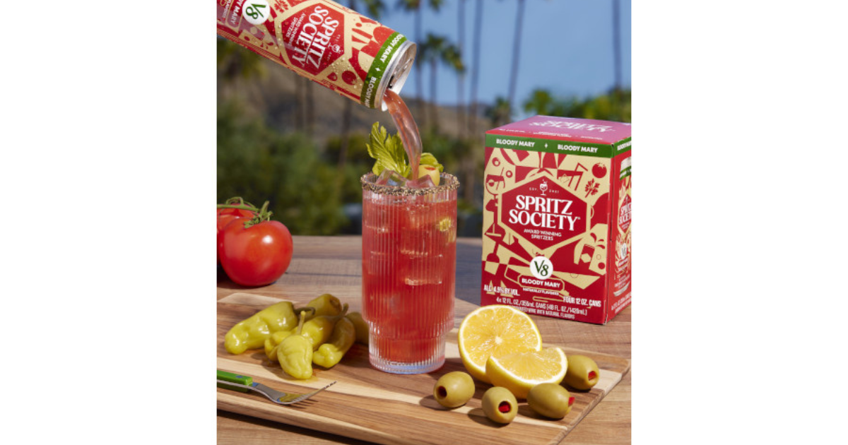 Spritz Society and V8 Partner to Launch a First-Of-Its-Kind Bloody Mary Spritz image