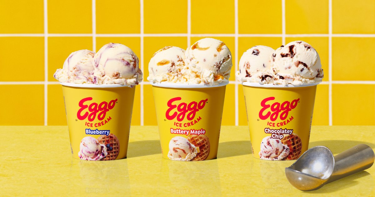 Kellanova’s Eggo and Rice Krispies Treats Serve Up New Ice Cream Offerings image