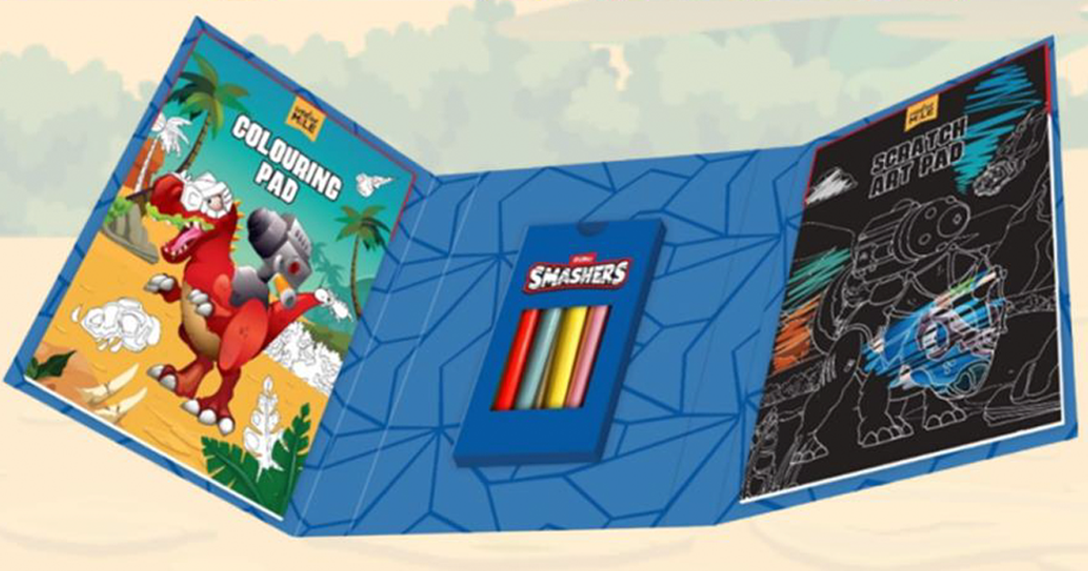 Five Mile Press Partners with Smashers to Launch Exciting Colouring and Activity Range for Children Aged 3-8 image