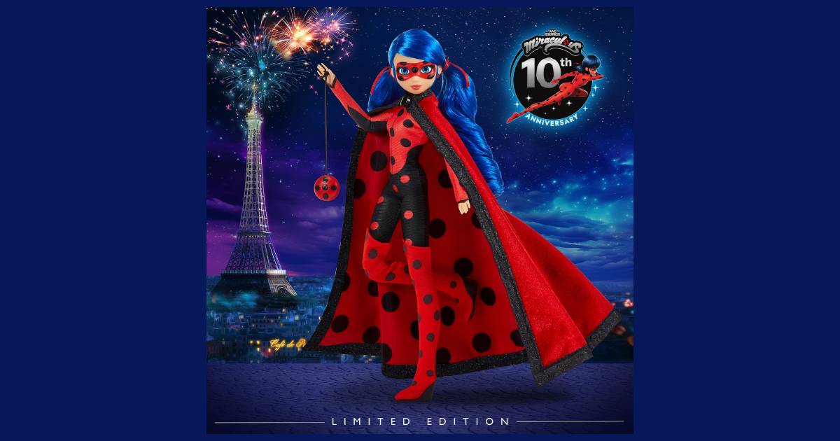 Miraculous Corp and Playmates Toys Reveal 10th Anniversary  Miraculous™ Ladybug Collector Doll image