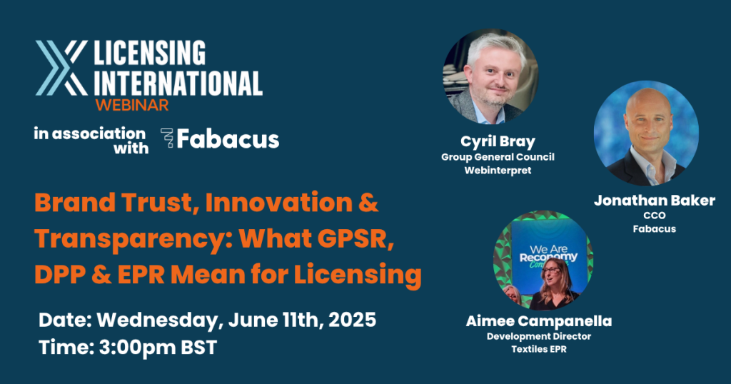 Brand Trust, Innovation & Transparency: What GPSR, DPP & EPR Mean for Licensing event image