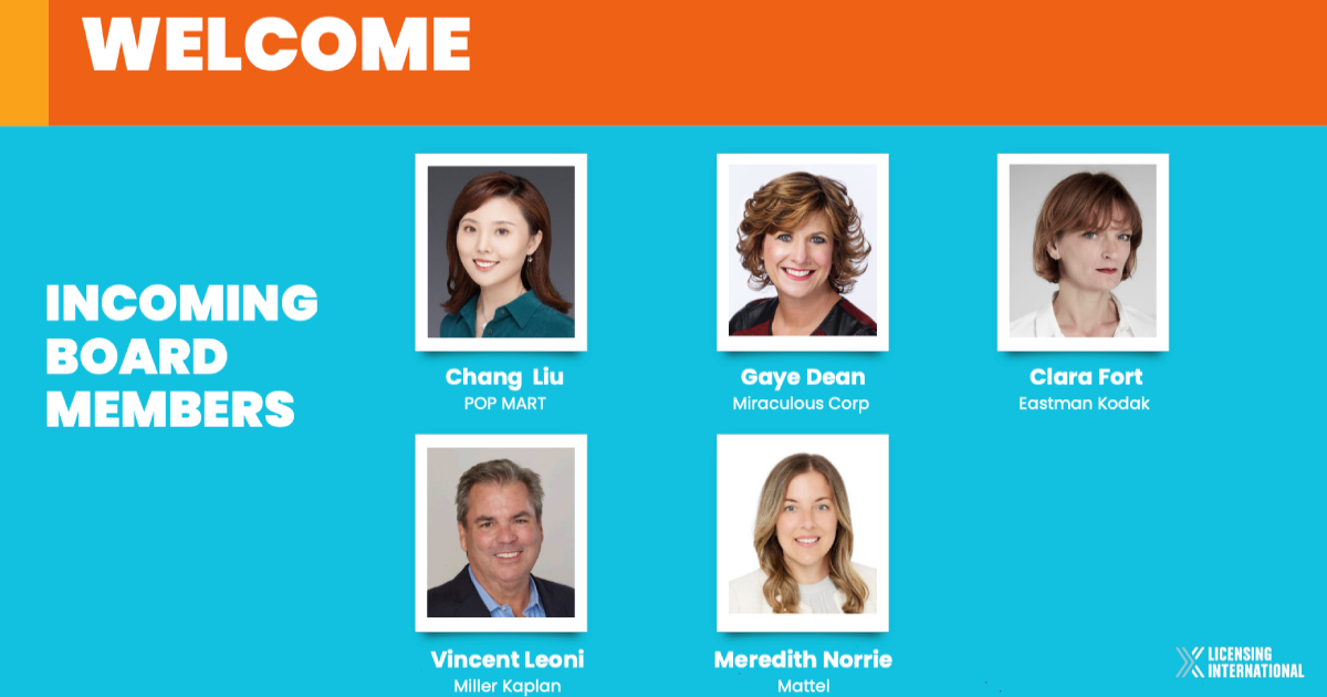 Licensing International Announces Five New Board Members image