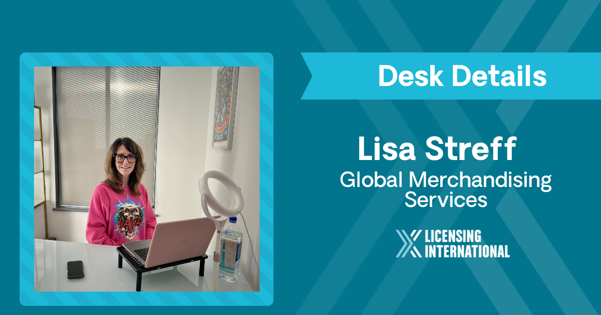 Desk Details: Lisa Streff, SVP of Licensing & Brand Development for North America at Global Merchandising Services image