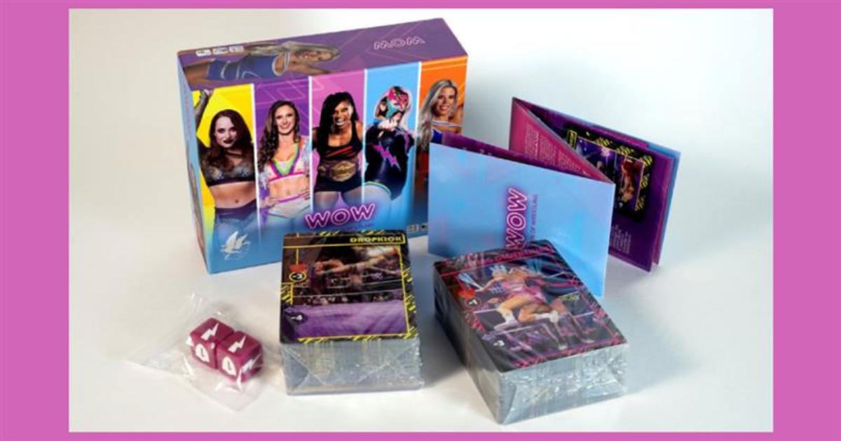 WOW – Women Of Wrestling Unveils First-Ever Collectible Card Game Featuring Fan-Favorite Superheroes image