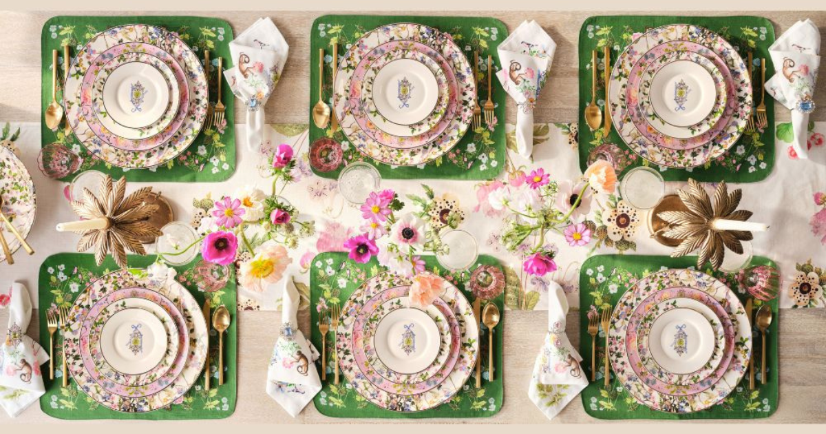 Pottery Barn Launches Tabletop Collaboration with Fashion Designer Cynthia Rowley image