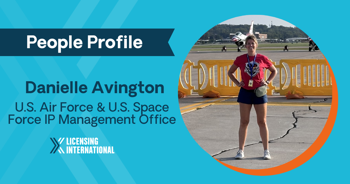 People Profile: Danielle R. Avington, Global Brand Ambassador and Trademark Licensing Specialist at the Department of the Air Force, The U.S. Air Force & U.S. Space Force Intellectual Property (IP) Management Office image