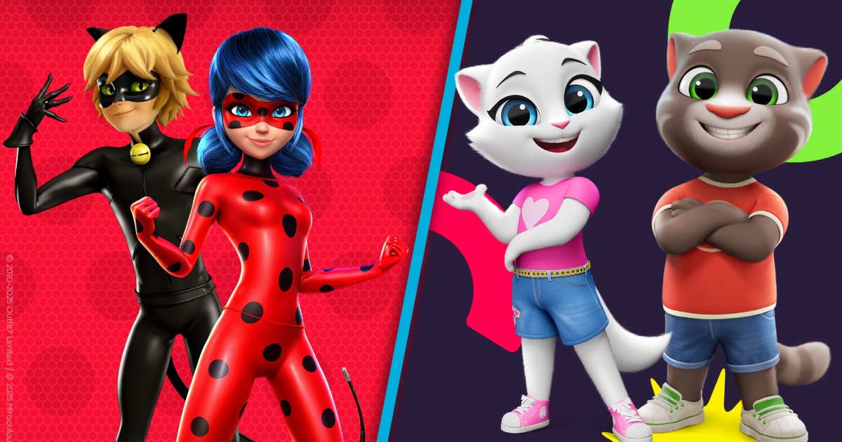 The World of Talking Tom & Friends and Miraculous® Are Coming Together in 2025 image