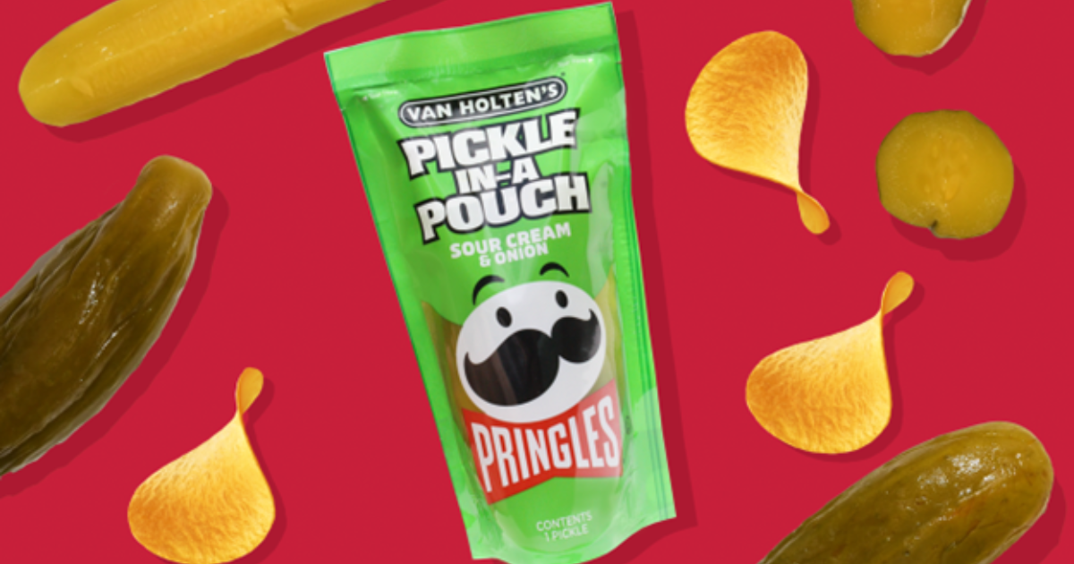 Pringles and Van Holten’s Join Forces for Sour Cream & Onion-Inspired Pickle image