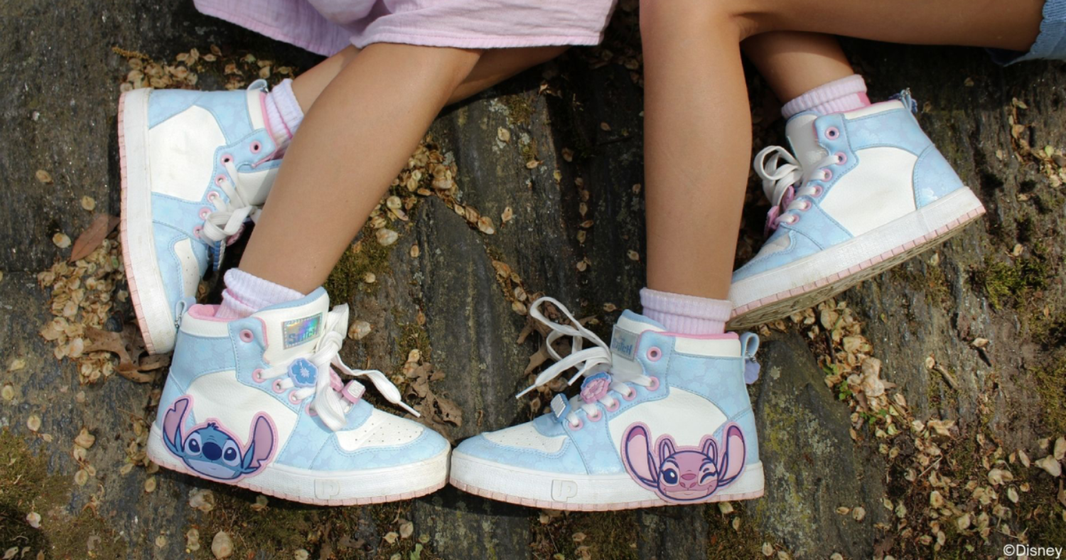 Say Aloha to Ground Up x Disney’s Stitch & Angel High Tops, Exclusively at Kids Foot Locker image