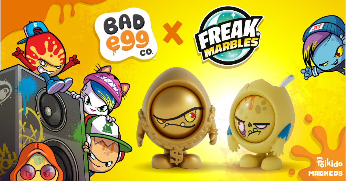 Bad Egg Co. and Magneds Crack Open New Digital Collectibles Platform Inspired by Freak Marbles image