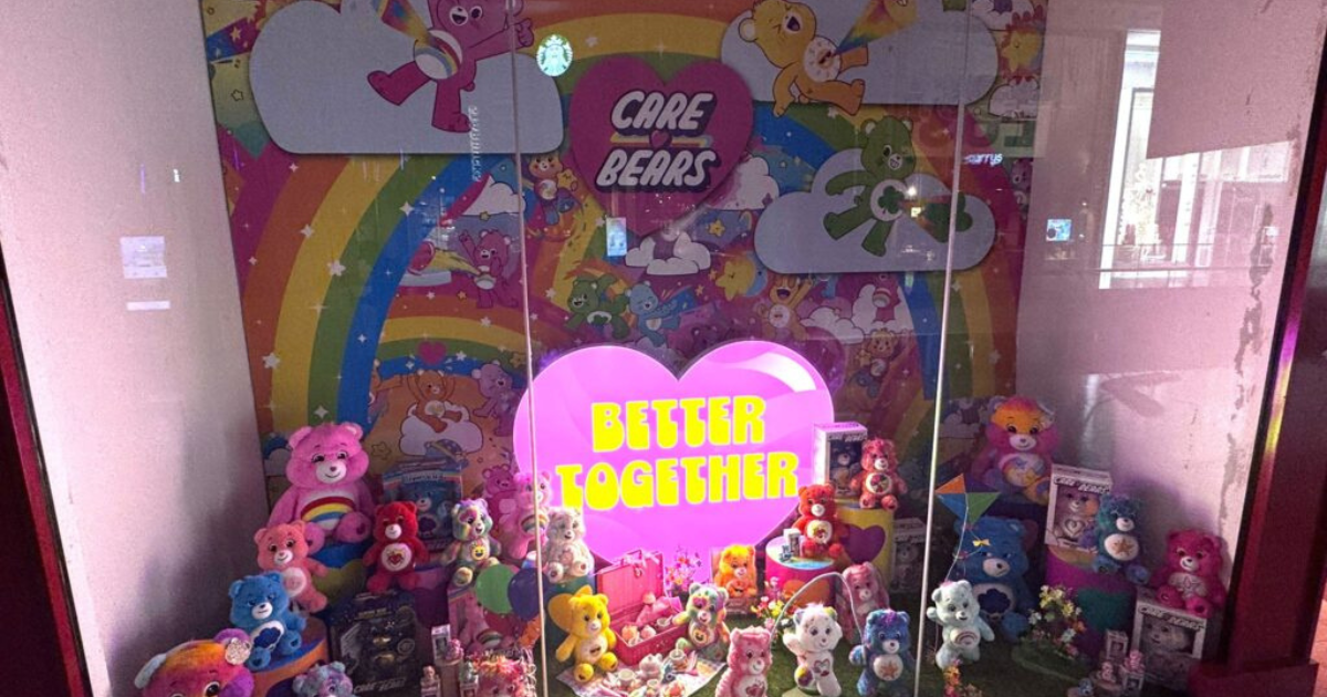 Basic Fun, Care Bears Light Up Hamleys with Colorful Window Takeover image