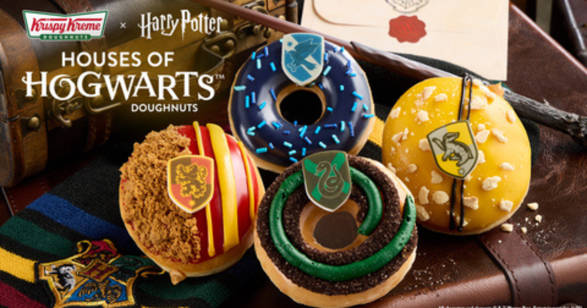Harry Potter: Houses of Hogwarts x Krispy Kreme Collection Shares All-New Spellbinding Flavors image