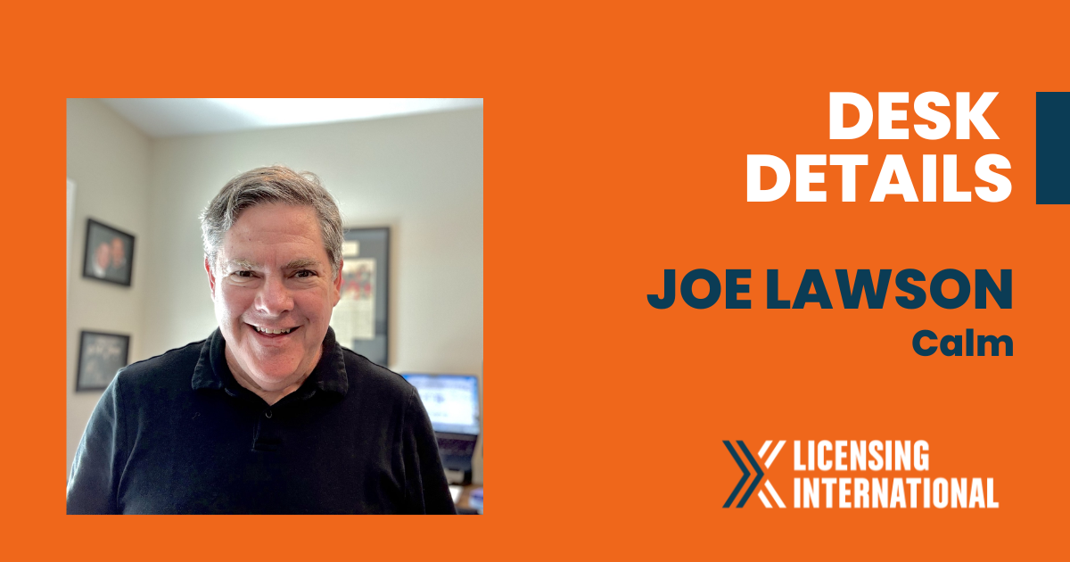 Desk Details: Joe Lawson, Head of Brand Licensing at Calm image