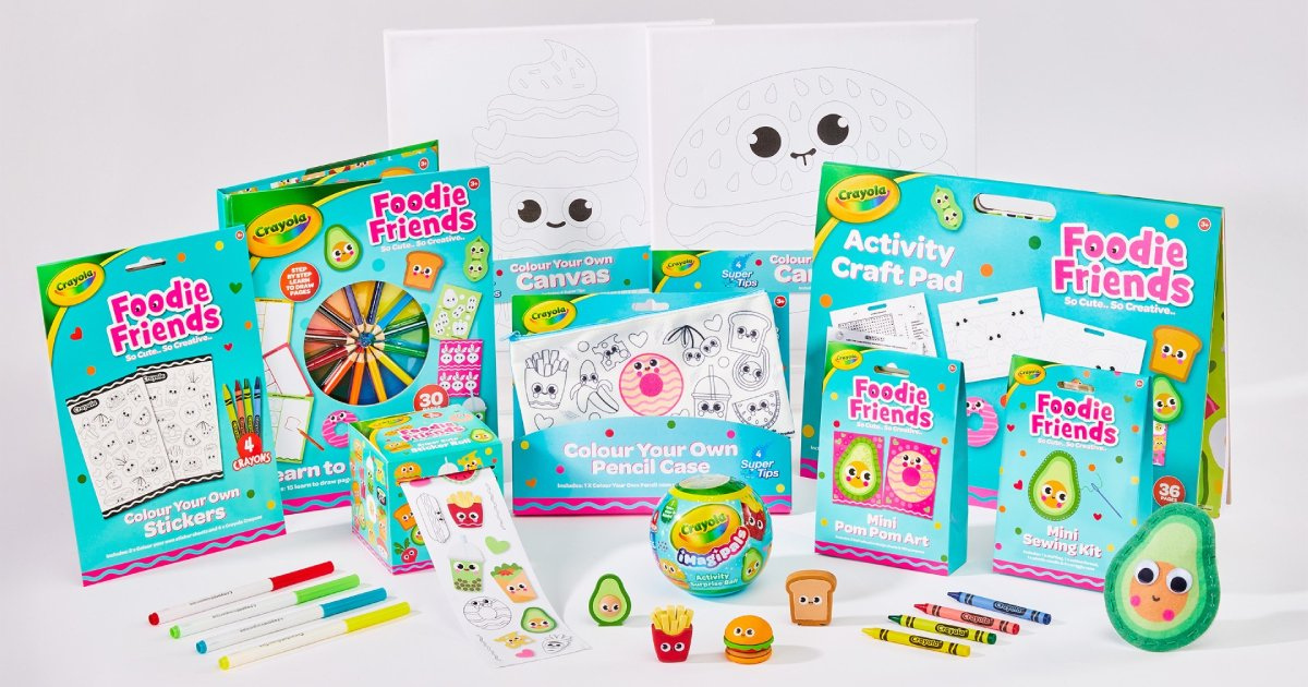 Hunter Price Delivers Award Winning Foodie Friends Range For Crayola image