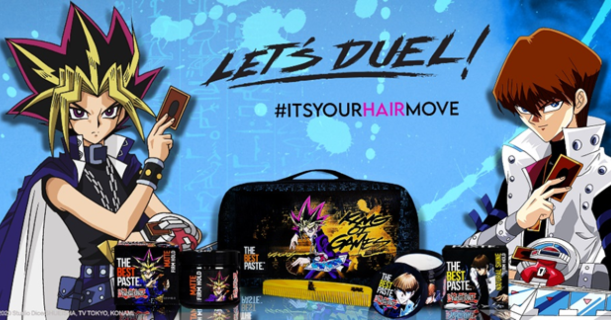 New Agreement with THE BEST PASTE.™ Allows Super Fans to Recreate the Zany/Spiky Hairdos with Yu-Gi-Oh! Branded Hair Paste image
