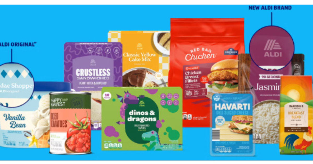 Aldi Rebrands Private Label Packaging image