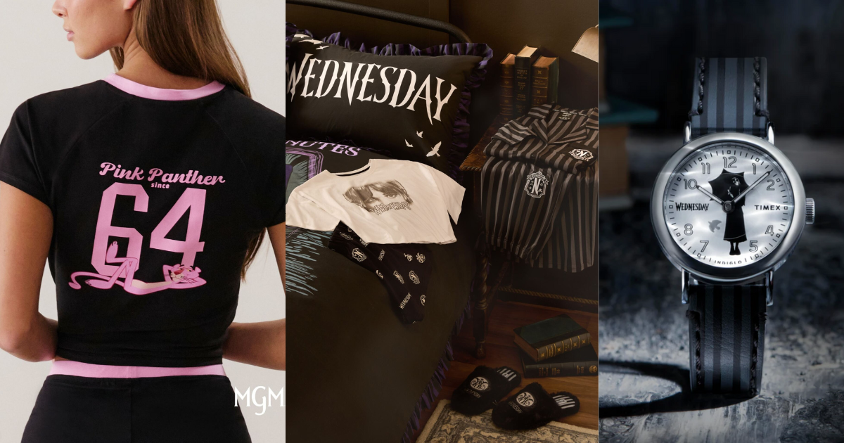 Amazon MGM Studios Consumer Products and WildBrain CPLG Expand Licensing Programmes for Wednesday, Rocky and Pink Panther image