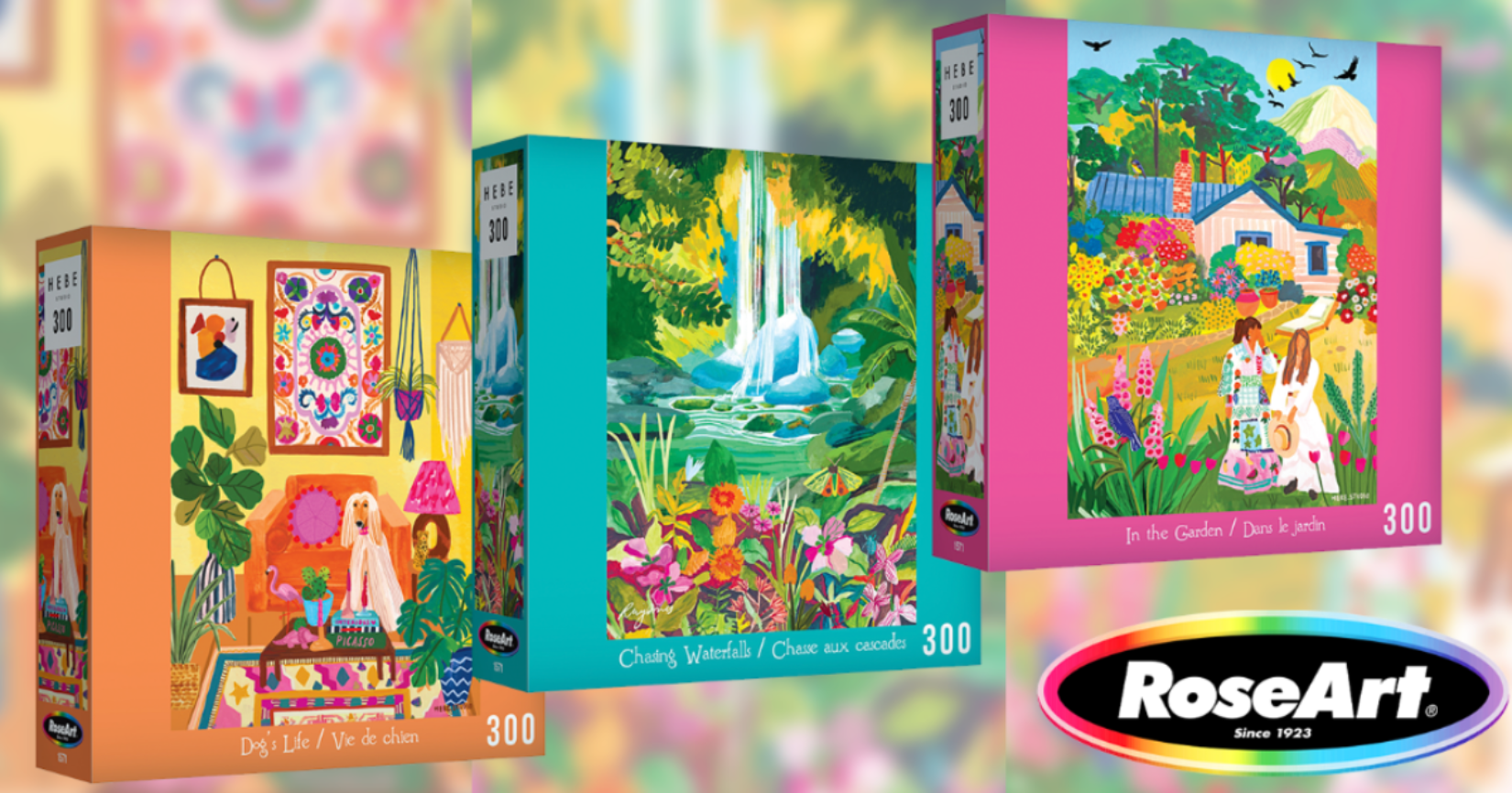RoseArt Puzzles Partners with Hebe Studio on Vibrant Puzzle Collection image