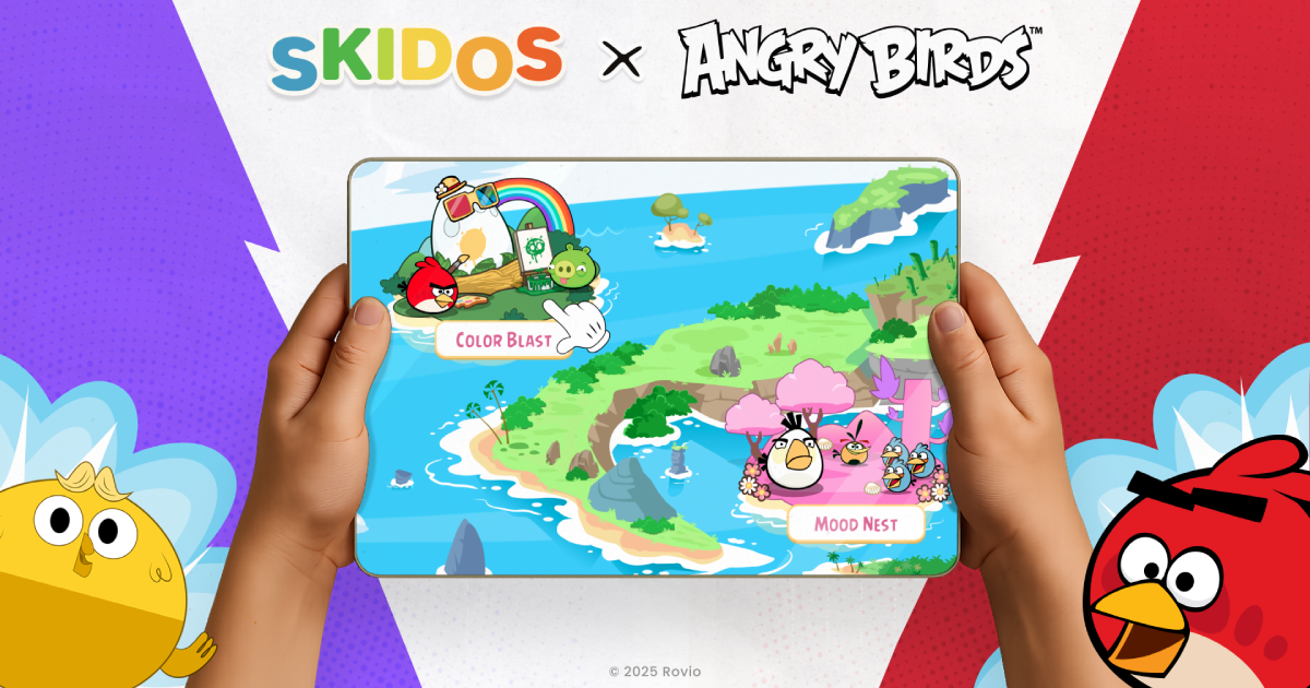 SKIDOS and Rovio Reimagine Angry Birds to Help Young Kids Learn Emotions Through Story and Play image