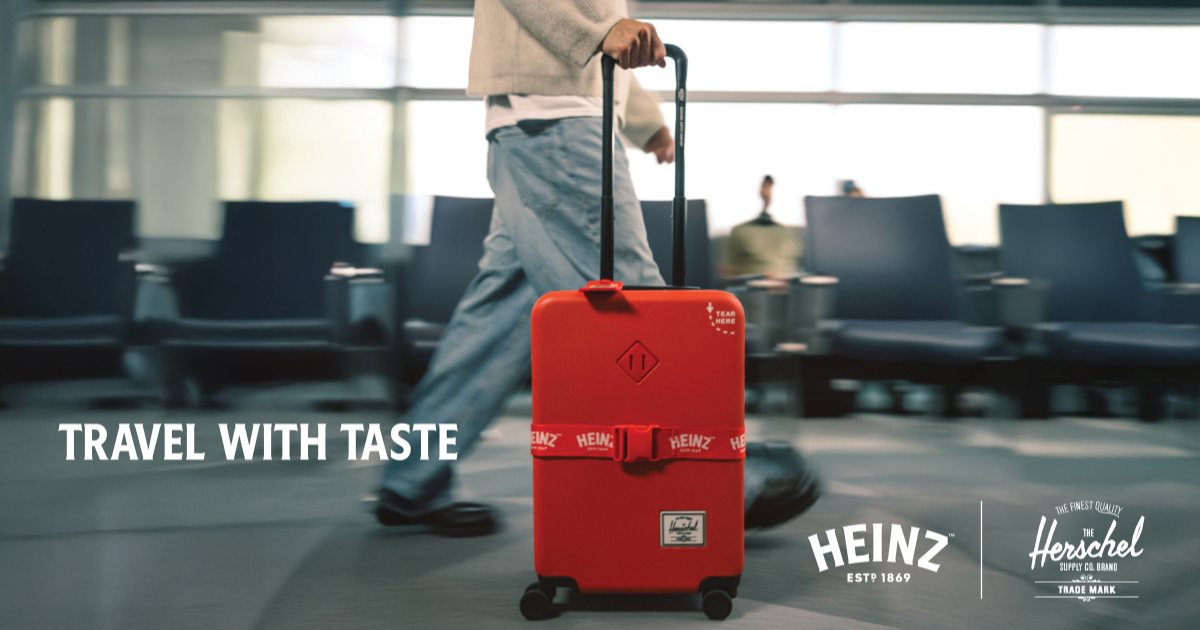 Heinz and Herschel Supply Debut New Luggage Collection Packing Both Flavor and Style image