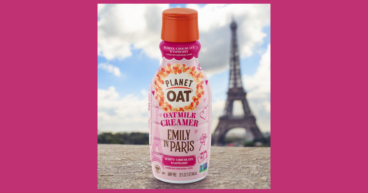 Oat Là Là! Planet Oat Partners with “Emily in Paris” to Launch White Chocolate Raspberry Oatmilk Creamer image