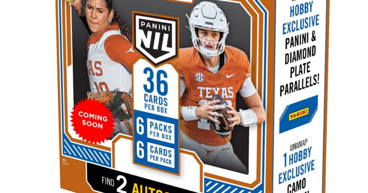 Panini Launches University of Texas Trading Card Box Set image