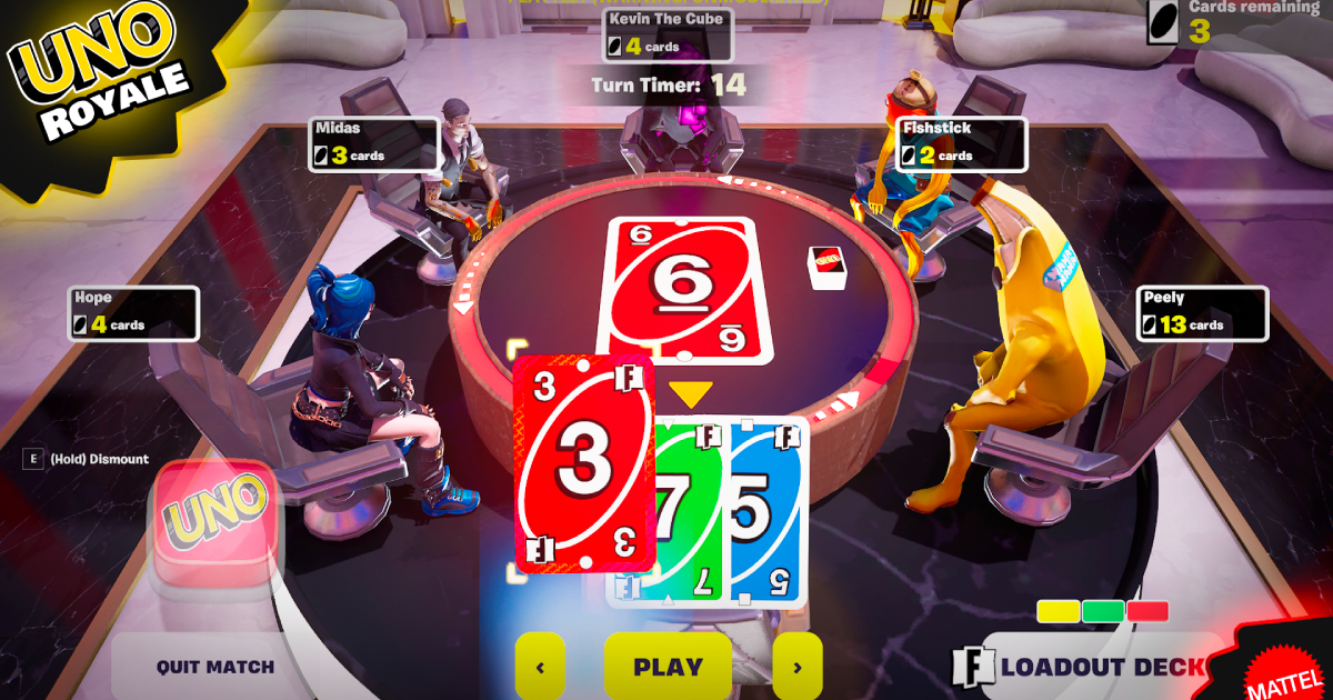 No Skipping This! Mattel’s UNO is Coming to Fortnite and Roblox image
