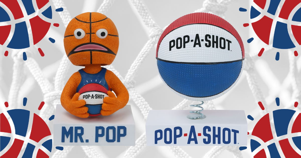 Pop-A-Shot Scores New Partnership with the National Bobblehead Hall of Fame image