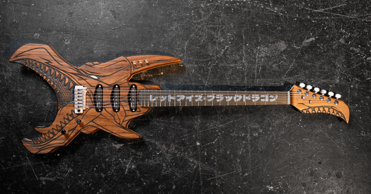 Bear Walker Debuts First-Ever Guitar with Yu-Gi-Oh! Collaboration image