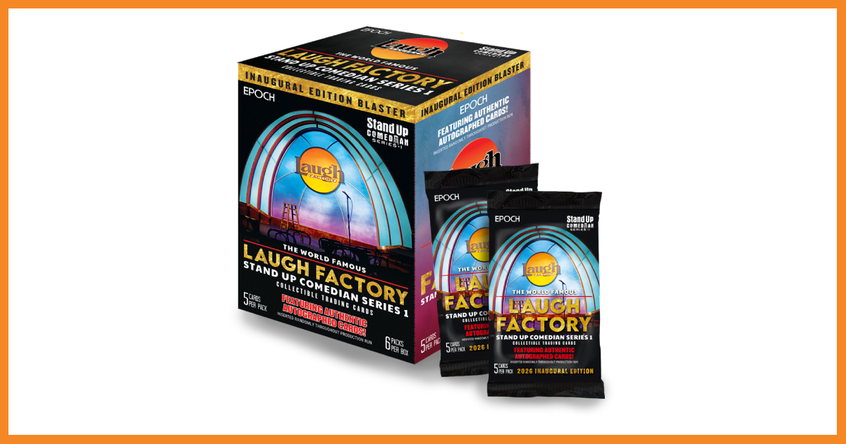 Laugh Factory and Epoch Make Comedy History with First-Ever Stand-Up Comedian Trading Cards image