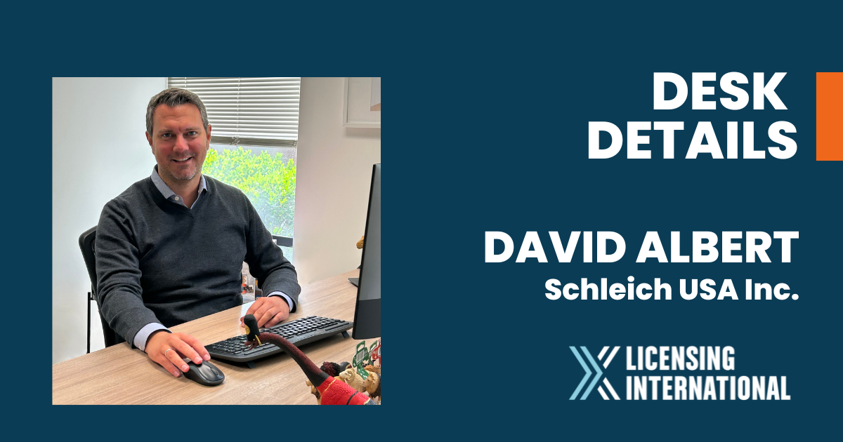 Desk Details: David Albert, President of Schleich USA Inc. image