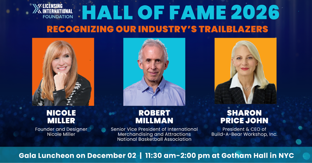 Licensing International Announces 2026 Hall of Fame Inductees image