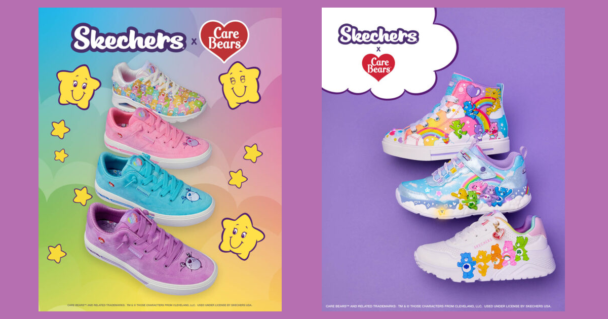 Skechers and Cloudco Entertainment Launch Care Bears Footwear Collection image