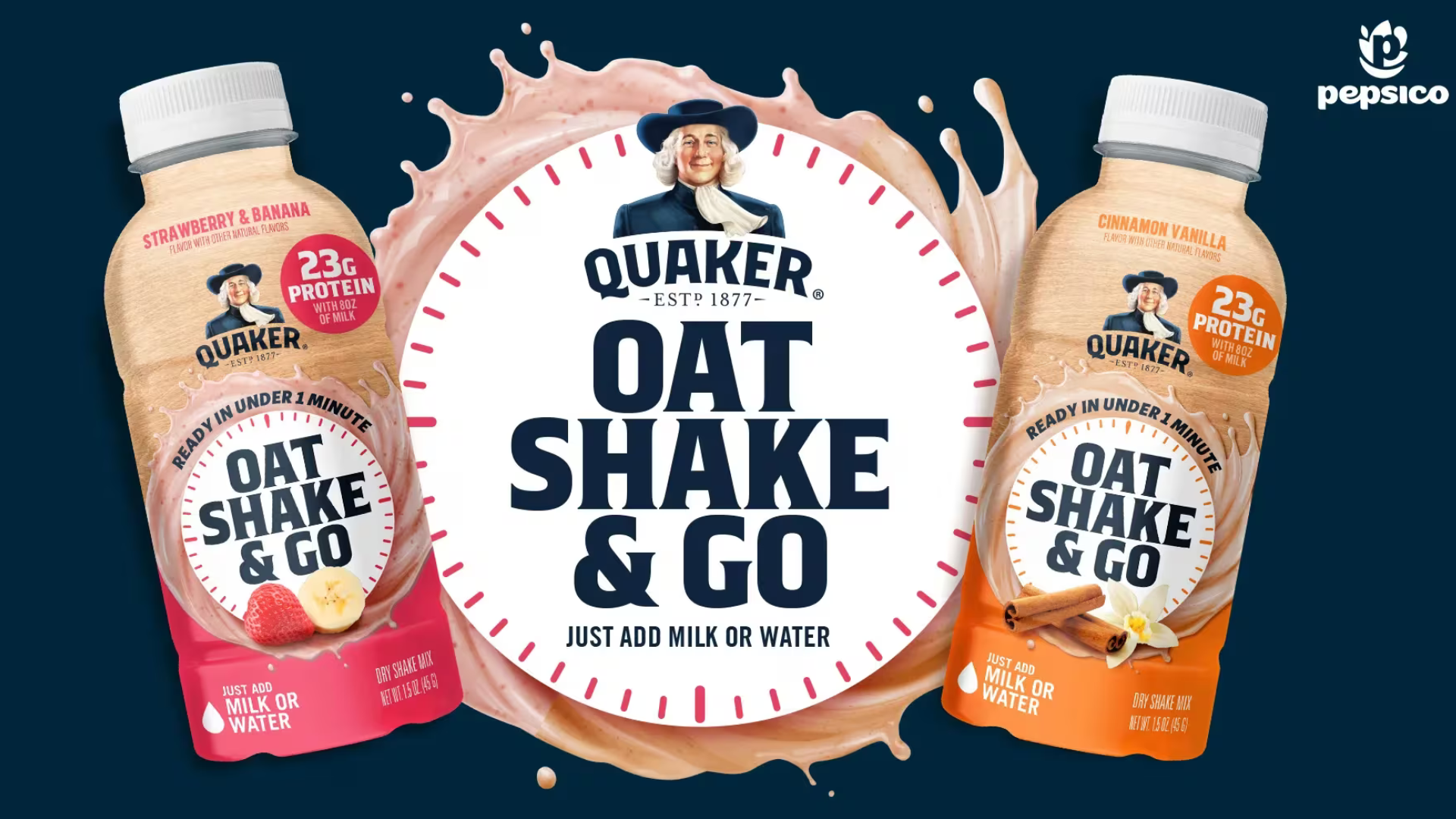 PepsiCo Launches Quaker Oats Shake & Go Drink image