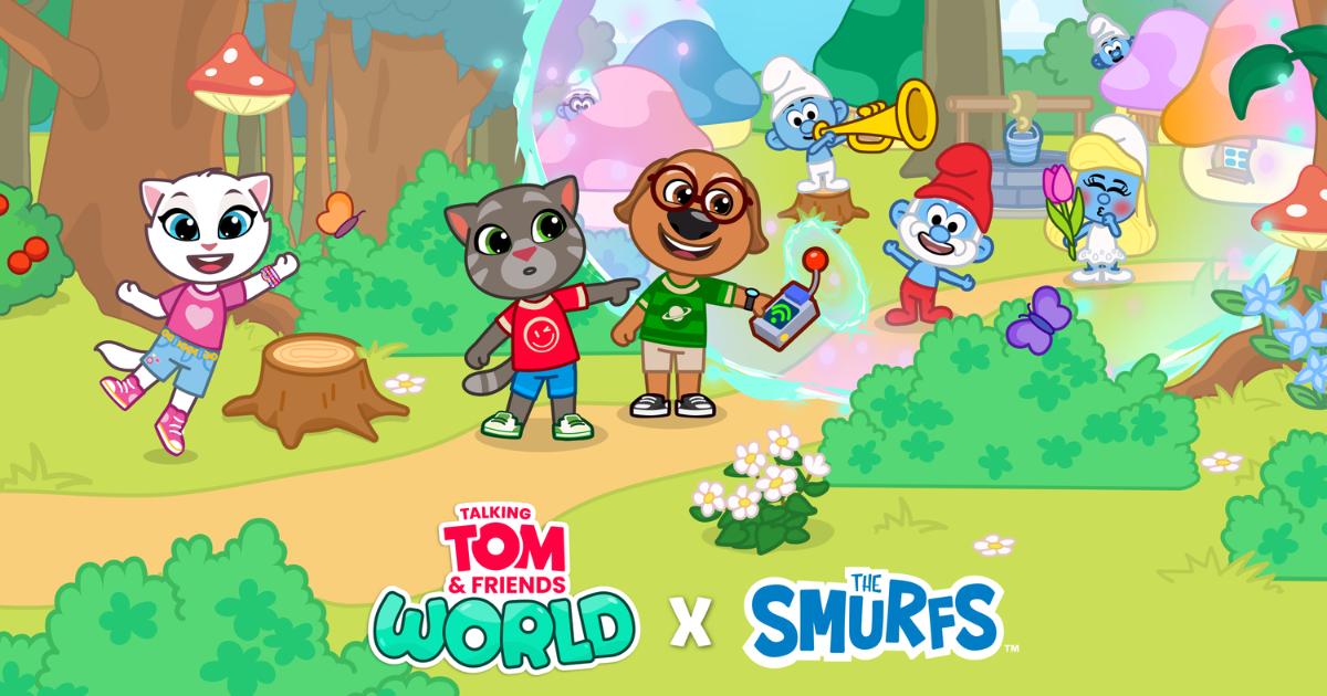 Peyo Company and Outfit7 Partner to Bring the Smurfs to Talking Tom & Friends: World image