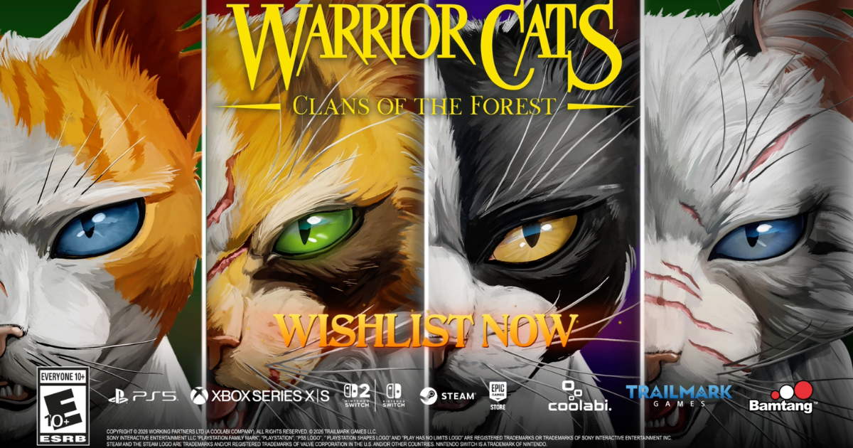 Trailmark Games and Coolabi Group Reveal Warrior Cats: Clans of the Forest, a New Turn-Based RPG Coming Fall 2026 to PC & Consoles image