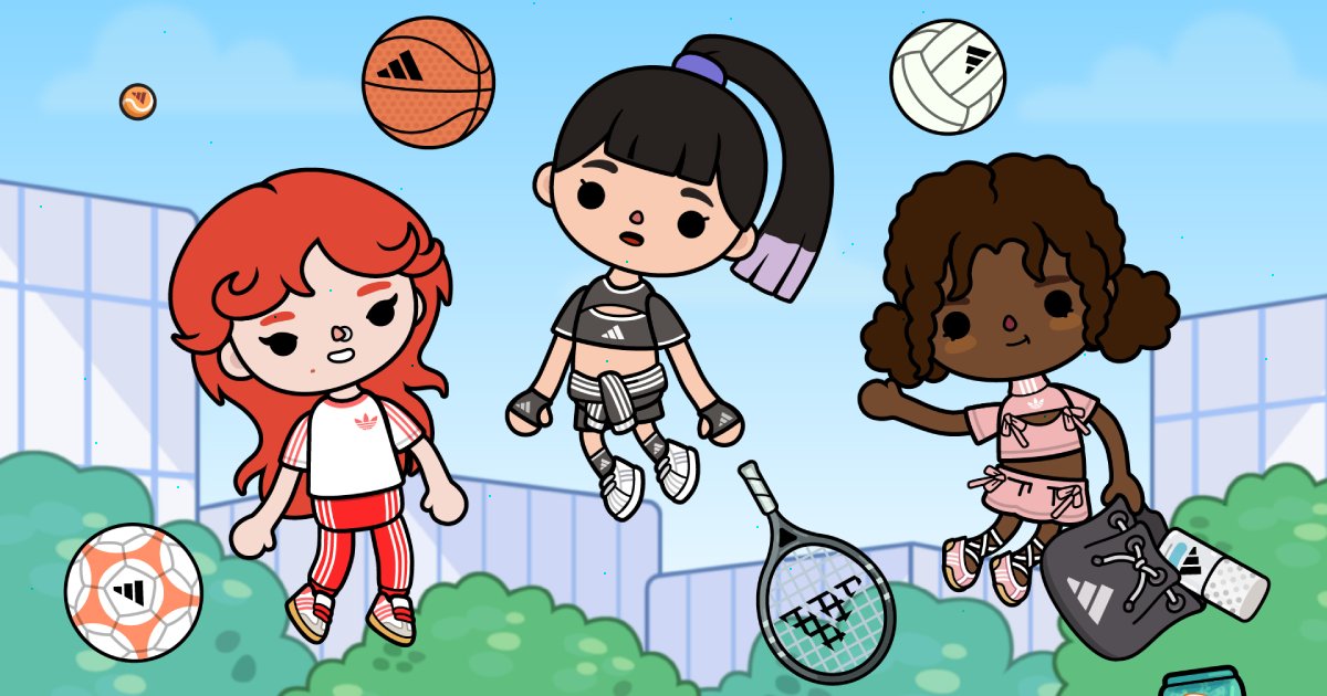 Toca Boca® and adidas Team Up to Inspire Tween Girls to Stay in the Game image