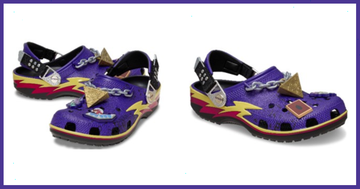 Crocs launches its first collaboration collection with Yu‑Gi‑Oh! image