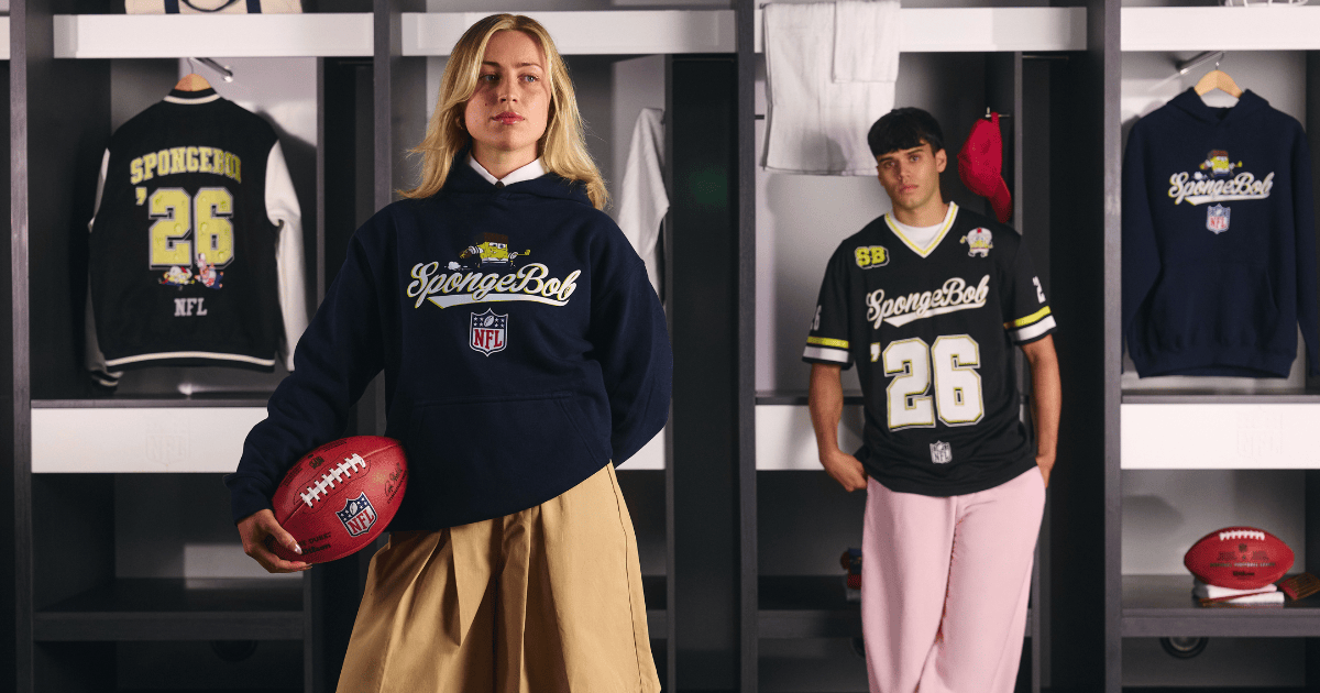 The National Football League and Paramount Launch Exclusive SpongeBob SquarePants Collection Ahead of 2026 NFL Europe Games image
