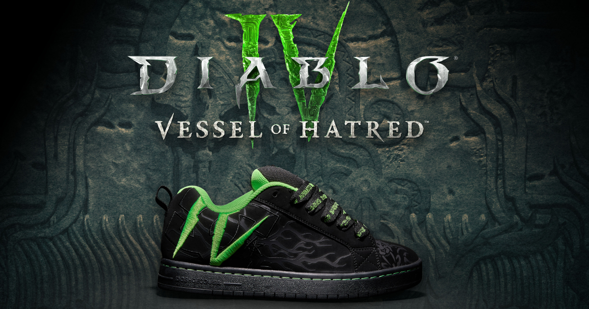 DC Shoes and Diablo IV Team Up For Limited-Edition Court Graffik image