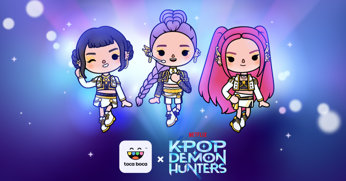 Netflix’s KPop Demon Hunters Is Coming to Toca Boca World™ This October image