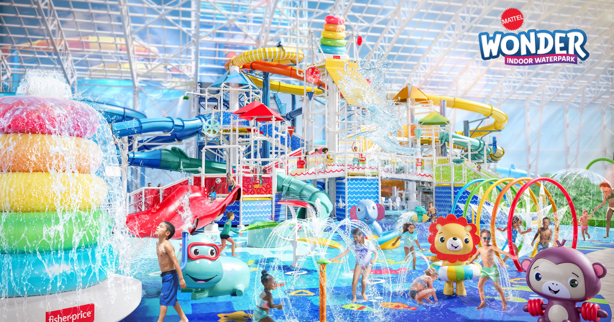 Mattel Unveils First Mattel Wonder Indoor Waterpark, Opening in Bellevue, Nebraska Reveals Initial Look at Immersive Destination image
