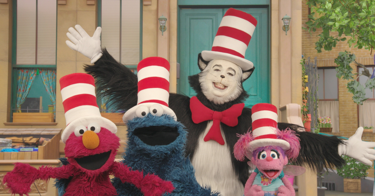 Dr. Seuss Enterprises and Sesame Workshop Debut First-Ever YouTube Crossover Content Featuring the Cat in the Hat, Elmo, Abby, and Cookie Monster image