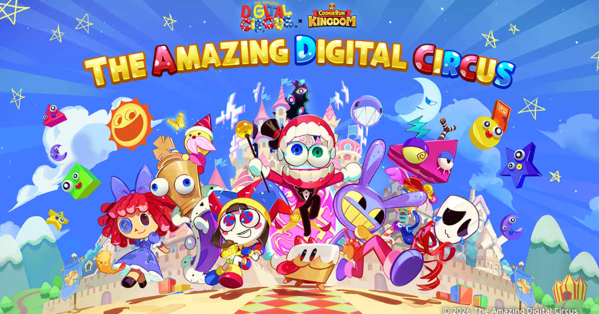 The Amazing Digital Circus Glitches Into CookieRun, as the Show’s First Mobile Game Crossover image
