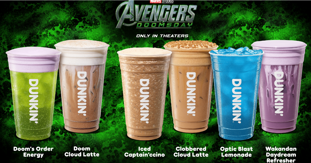 Dunkin’ Assembles with Marvel Studios’ “Avengers: Doomsday” for New Menu and Limited-Edition Collectibles image